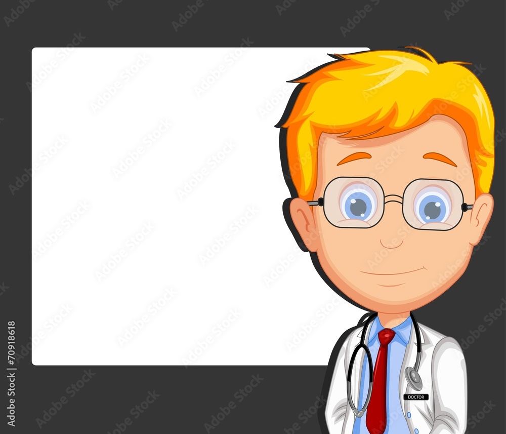 cute doctor cartoon