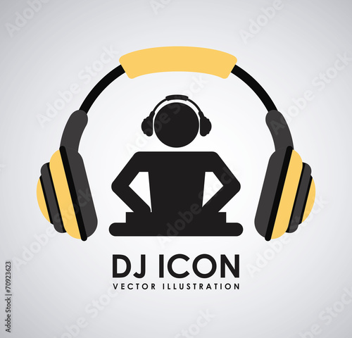 dj icon design