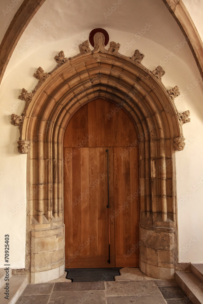 Hildesheimer Dom - Tür im Seitenschiff