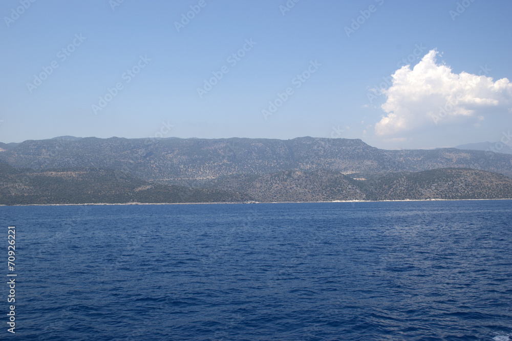 Ancient sunken city in modern Turkey, near the city of Kekova. Ancient sunken city in modern Turkey, near the city of Kekova.