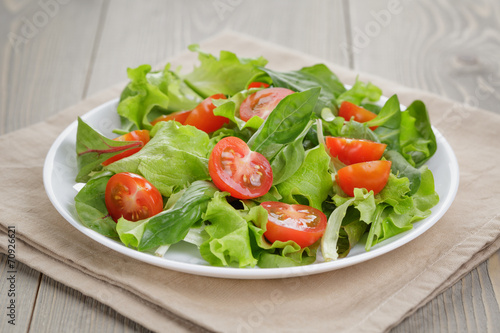 summer salad with tomatoes