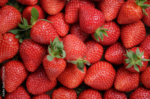 fresh ripe strawberries background