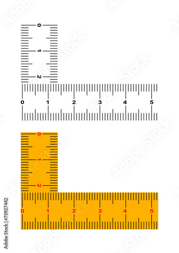 White and yellow meter as a business card - vector