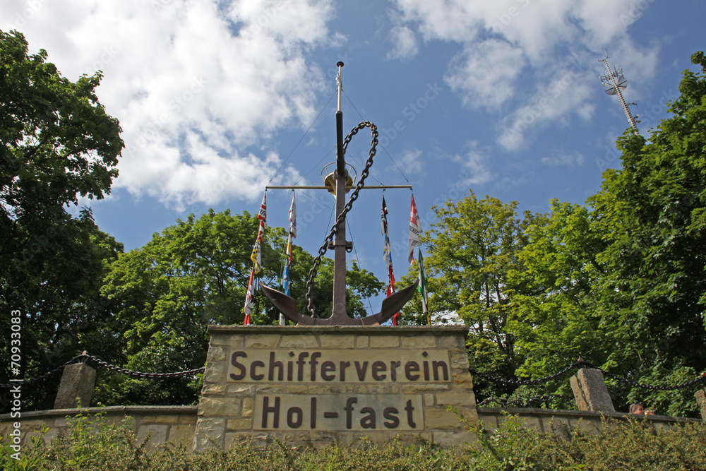 Obraz premium Schiffermast in Minden