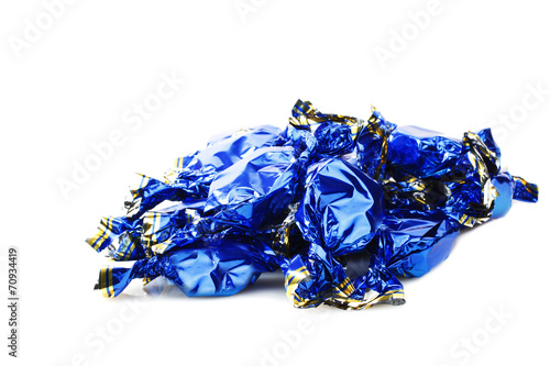 candy in foil