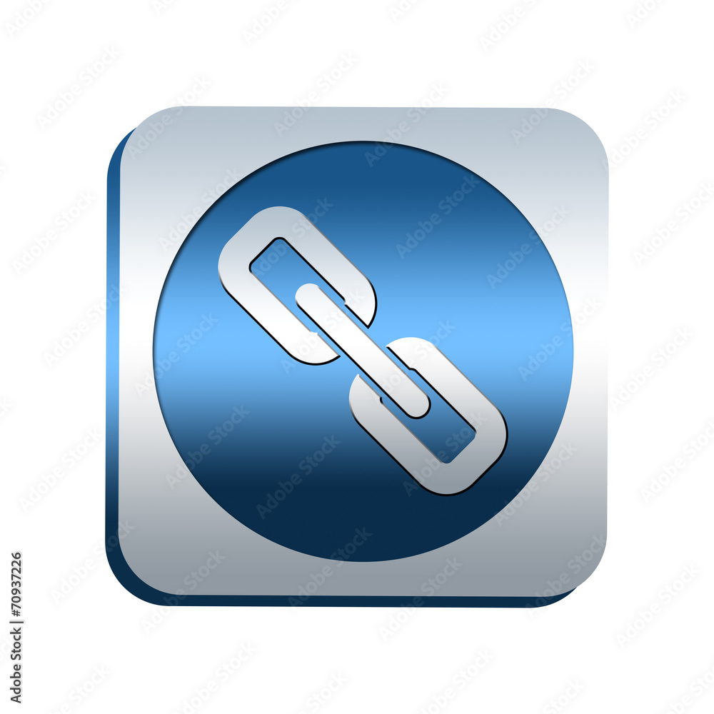 Bouton chromé : chaîne Bouton chromé : chaîne