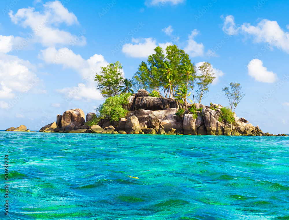 Obraz premium Paradise Lagoon Island