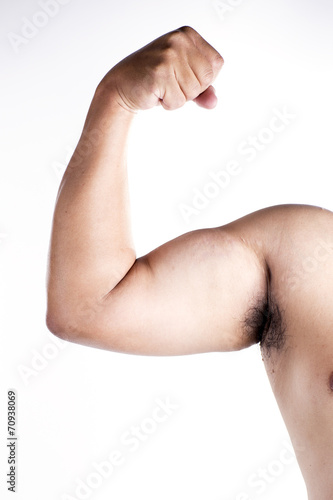 Close up Arm muscle