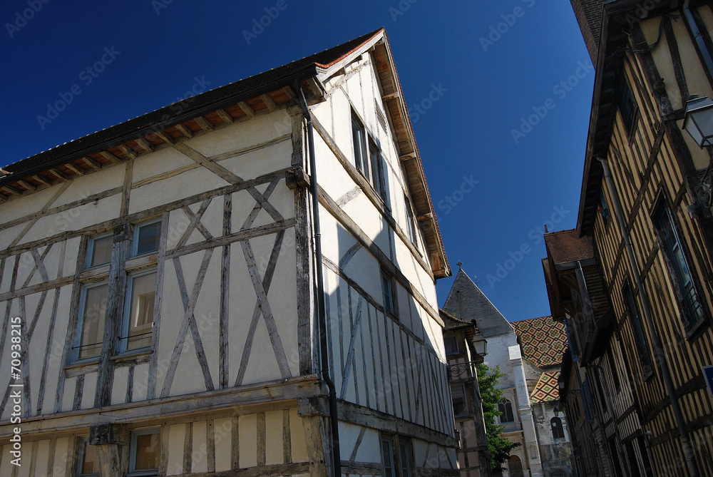 Maisons urbaines à colombages Troyes en Champagne