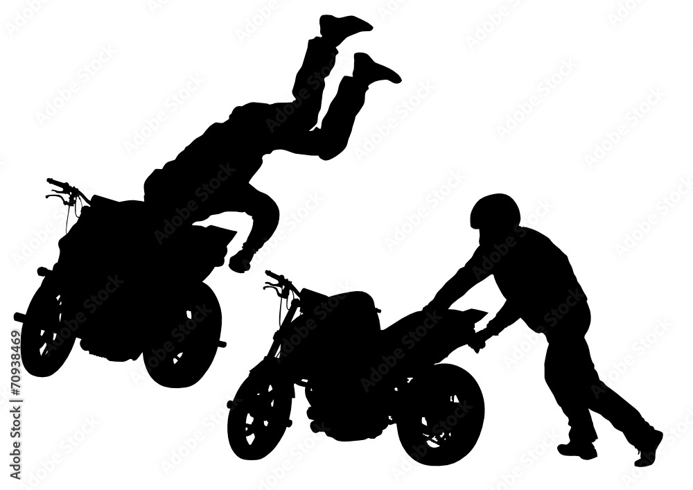 Fototapeta premium Extreme stunts