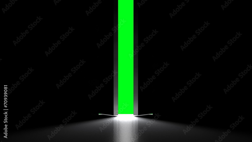 Huge gates open (green screen, alpha) Huge gates open (green screen, alpha)