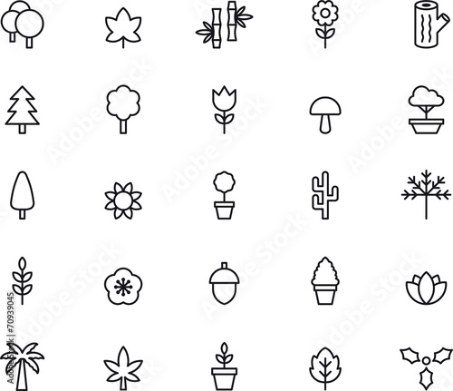 Flowers, Plants & Trees icons