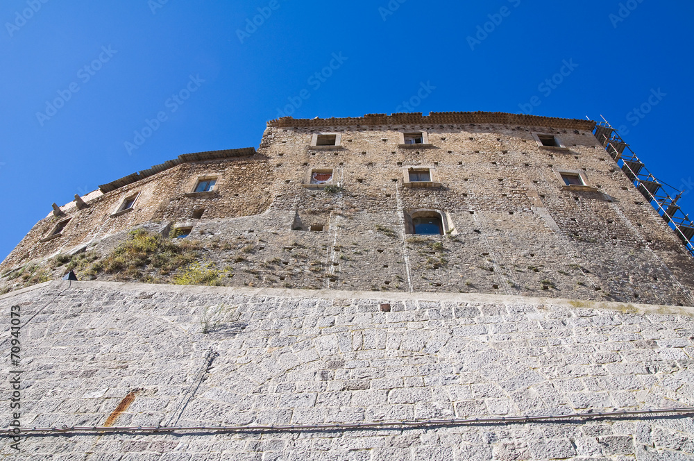Castle of Cancellara. Basilicata. Italy.