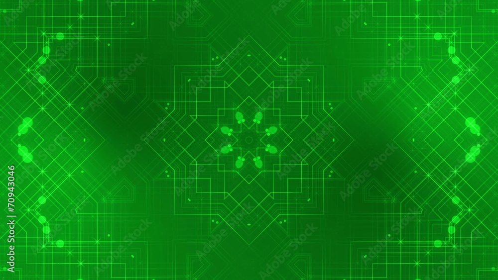 abstract loop motion background, kaleidoscope green line abstract loop motion background, kaleidoscope green line