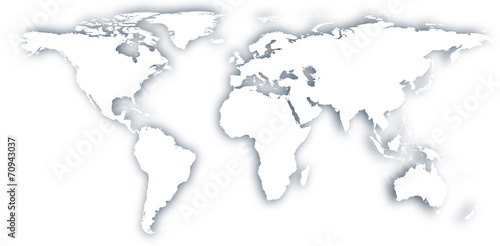 World map.