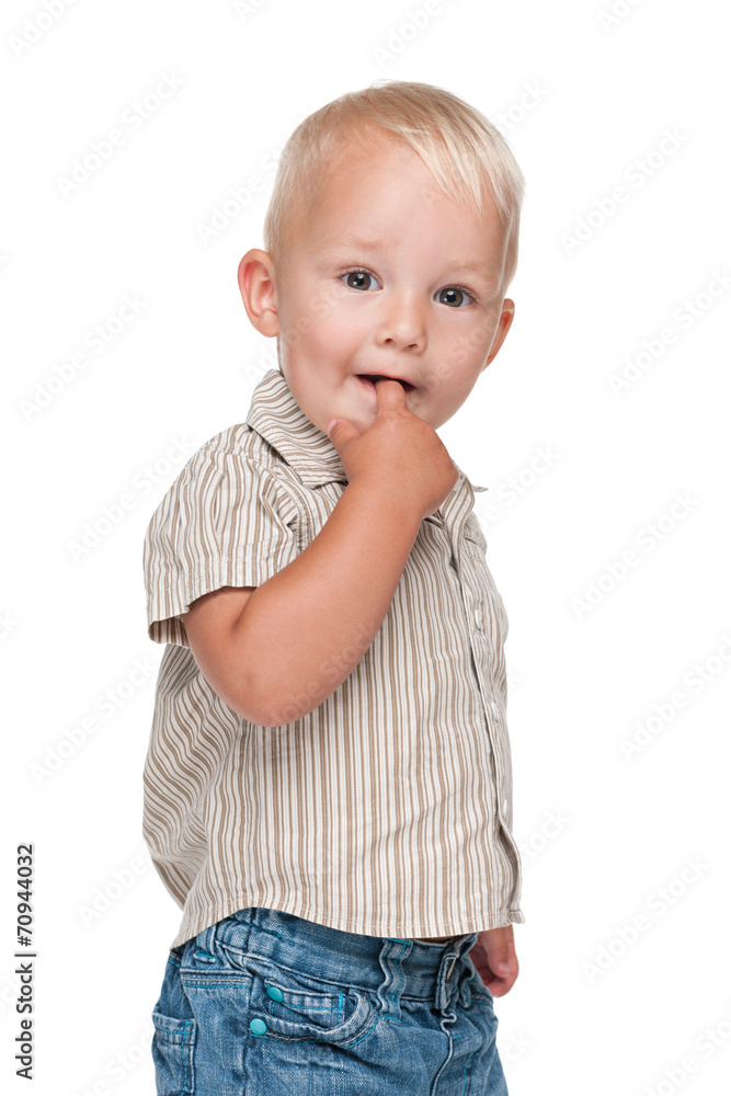 Curious baby boy Curious baby boy