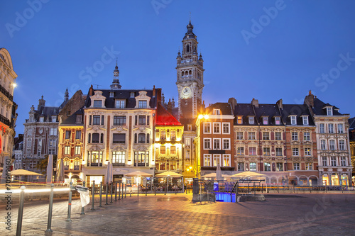 Buildings on the Grand Place in Lille
