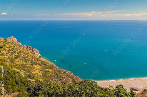 The coast,Tindari,Messina.
