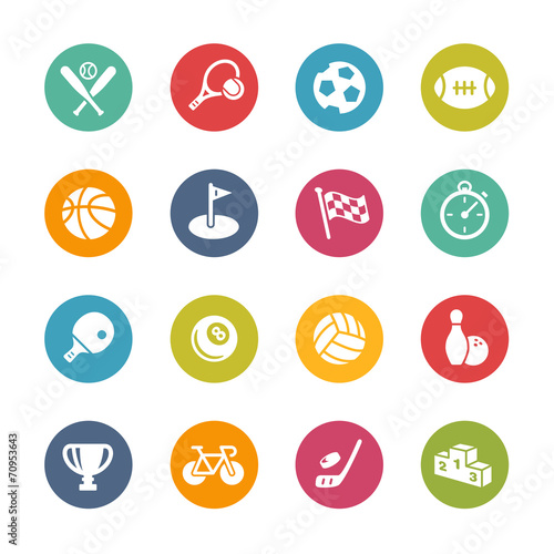 Sport Icons -- Fresh Colors Series