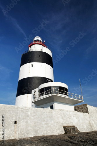 Lighthouse at Hook head in Ireland