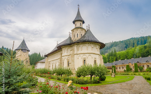 Putna historic Orthodox Monastery in Moldavia region of Romania