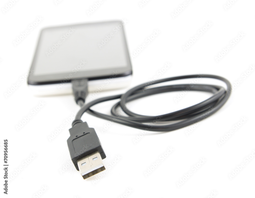 micro usb cable connected to smart phone micro usb cable connected to smart phone