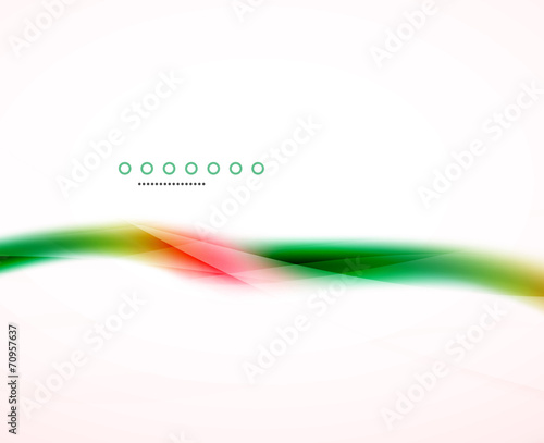 Blurred flowing business wave