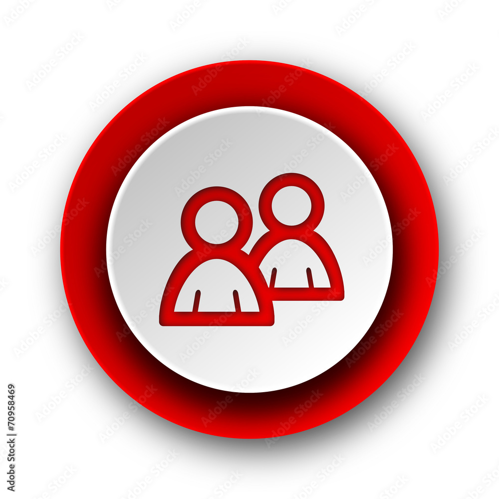 forum red modern web icon on white background forum red modern web icon on white background