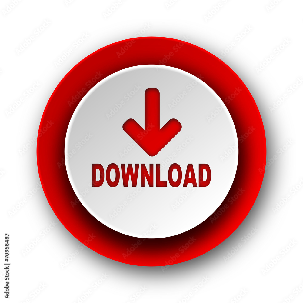 download red modern web icon on white background download red modern web icon on white background