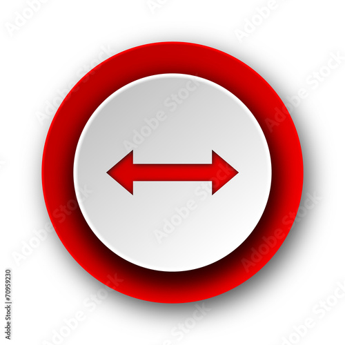 Free Download arrow red modern web icon on white background - GFXLoad