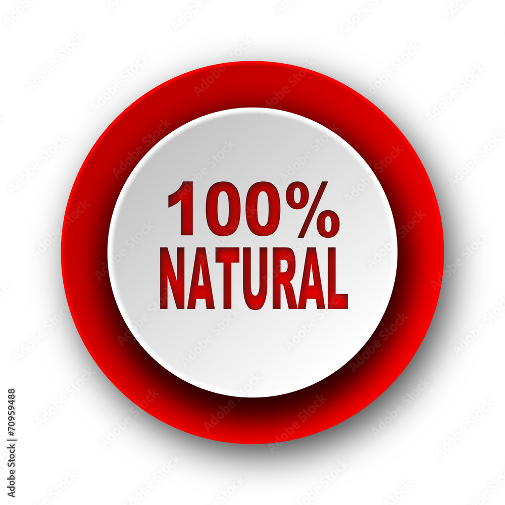 natural red modern web icon on white background natural red modern web icon on white background