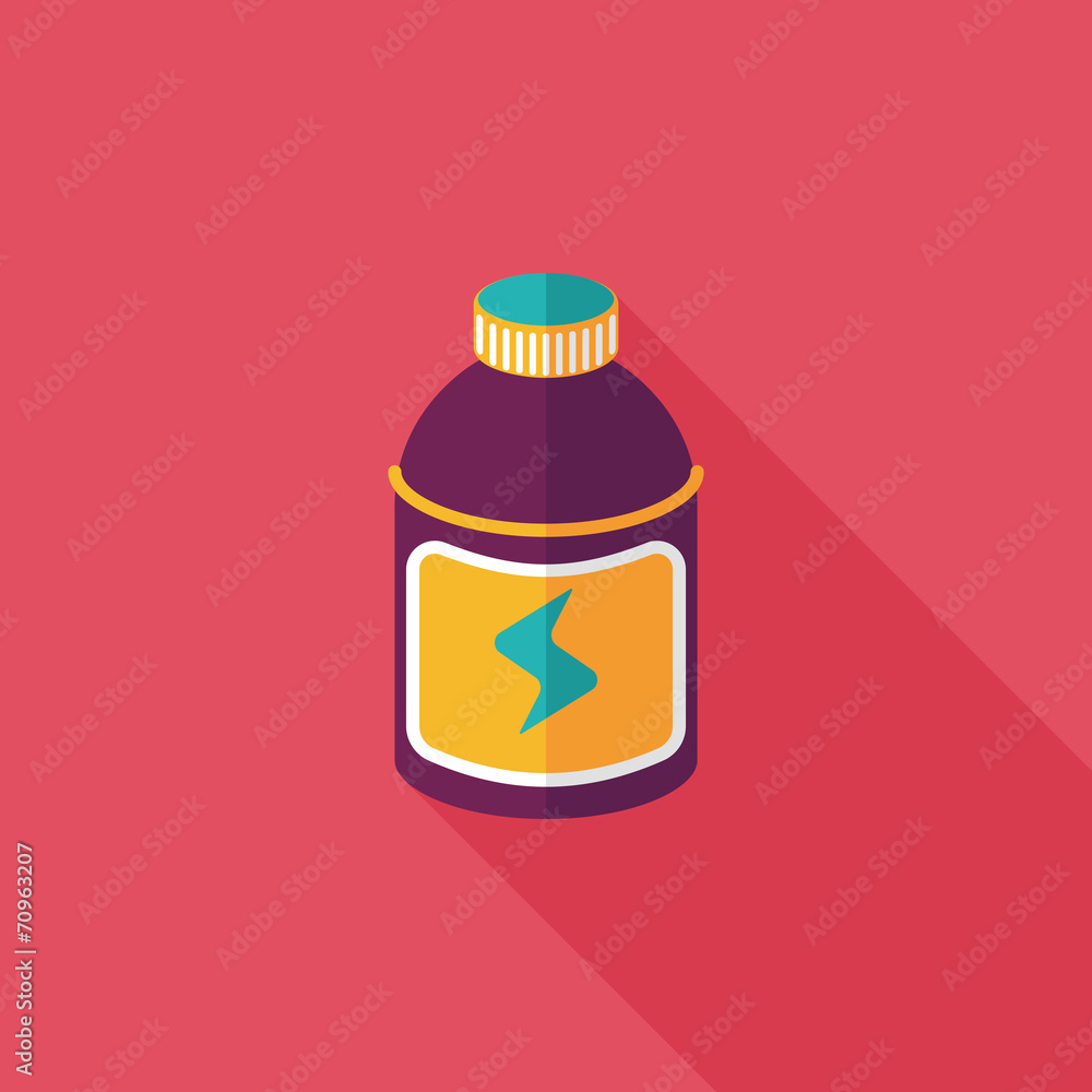 energy drinks flat icon with long shadow,eps10 energy drinks flat icon with long shadow,eps10