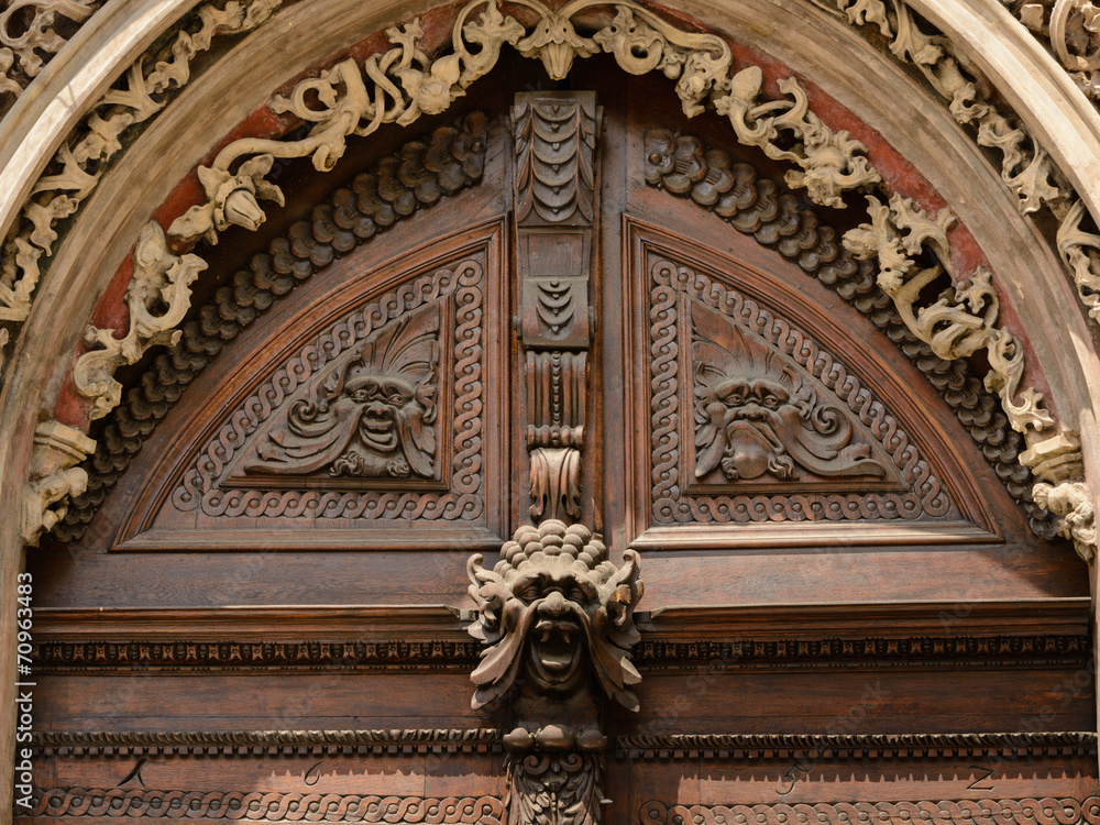 Prague old town door