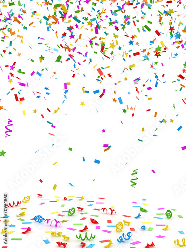 Colorful confetti