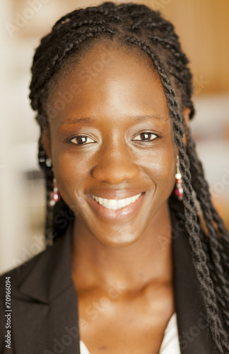 African Woman Smiling