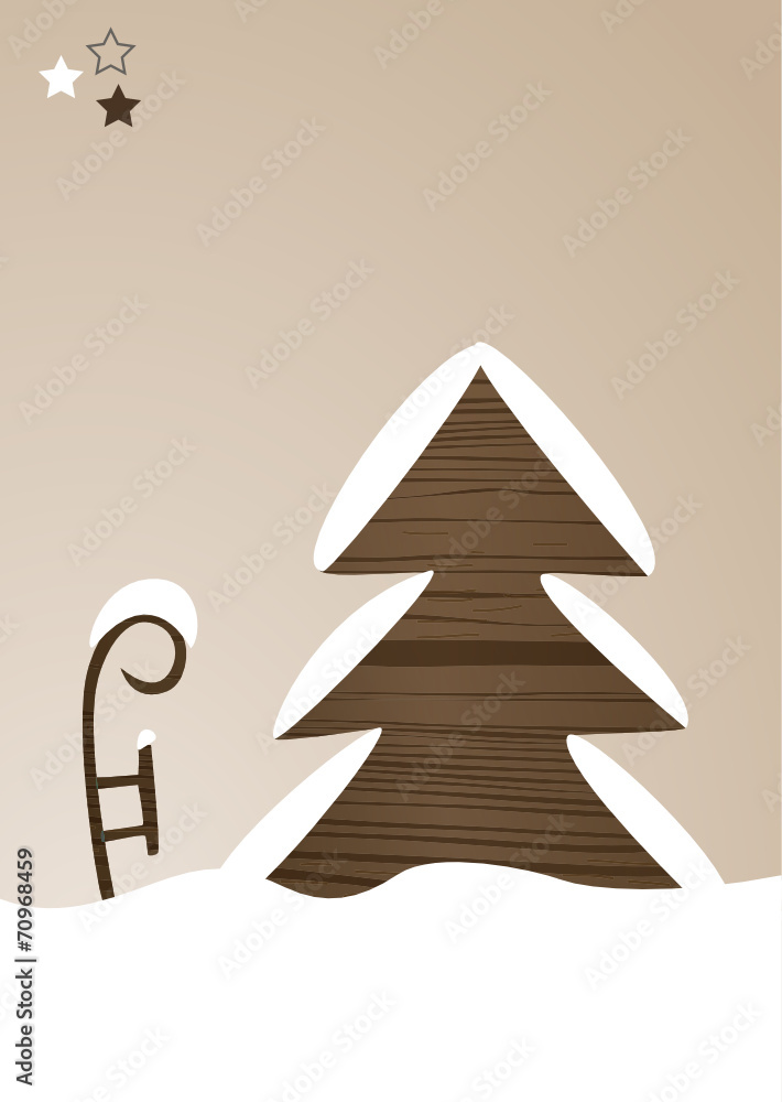 Obraz premium Weihnachtskarte