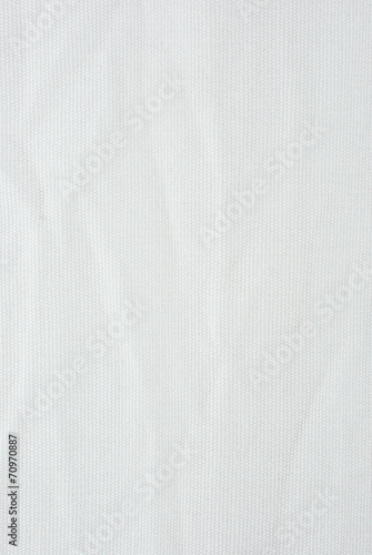 Wrinkle white canvas fabric texture