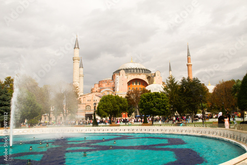 Hagia Sophia museum on Sept 23, 2014 in Istanbul, Turkey