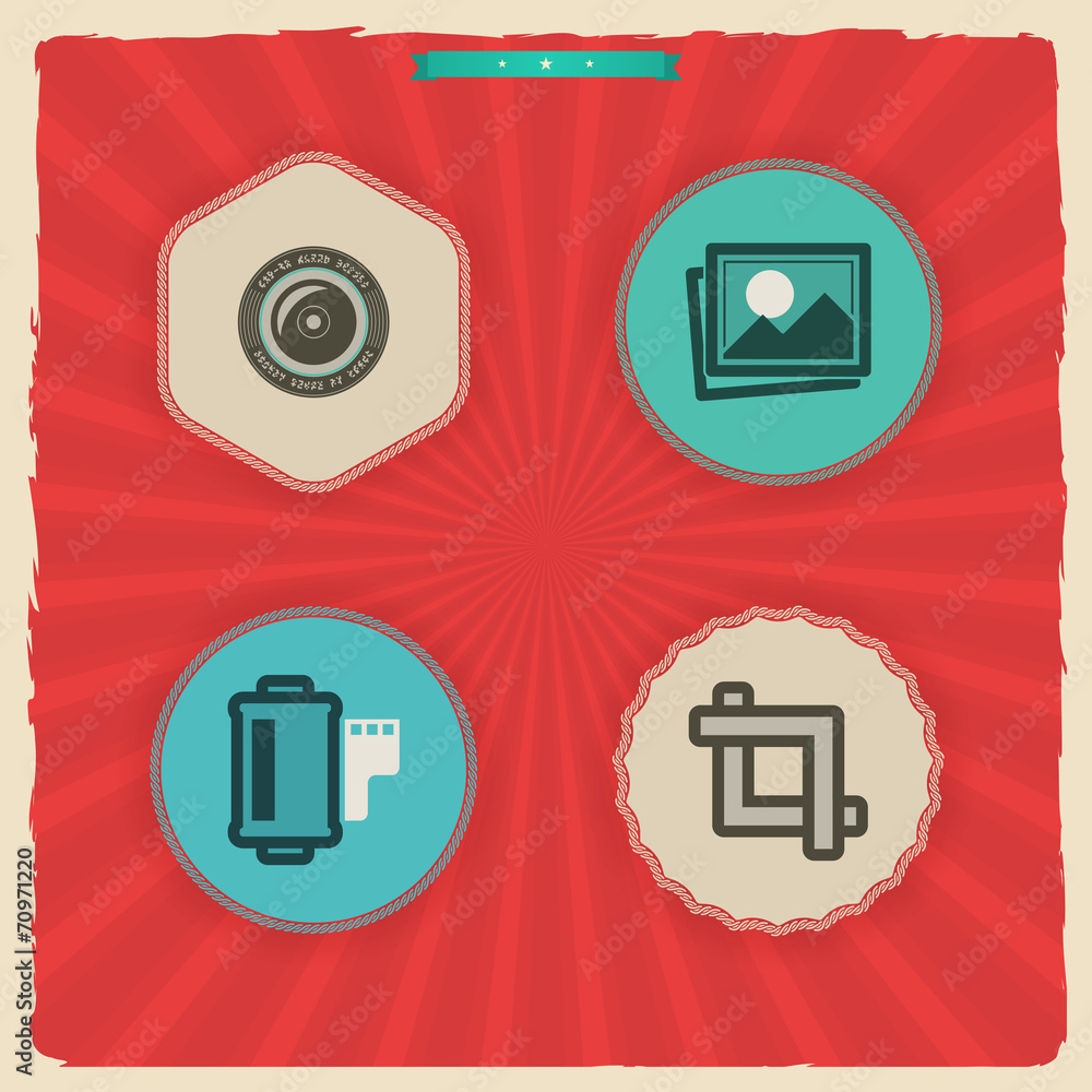 Photography Icons Set Photography Icons Set