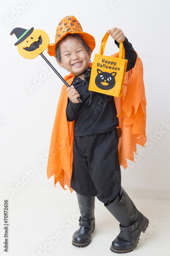 ハロウィンの子供