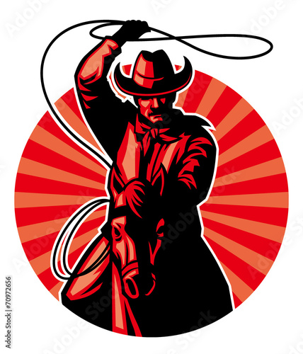cowboy with lasso