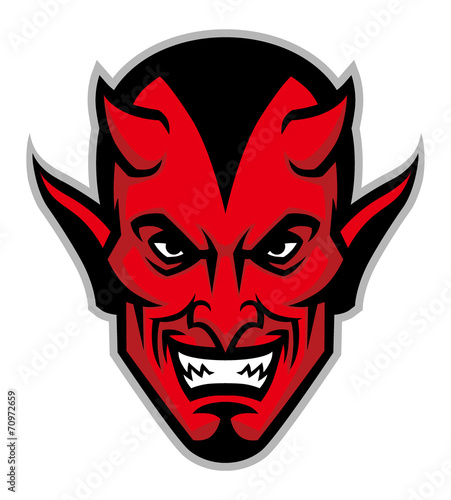 devil head mascot photo