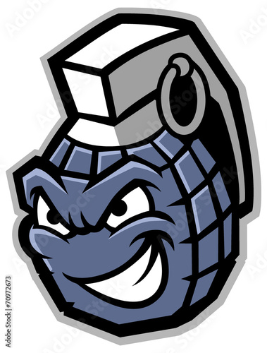 grenade mascot