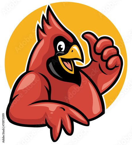 thumb up cardinal