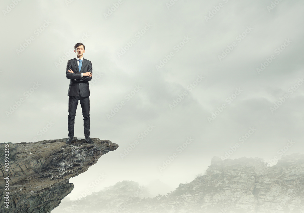 Businessman on top Businessman on top