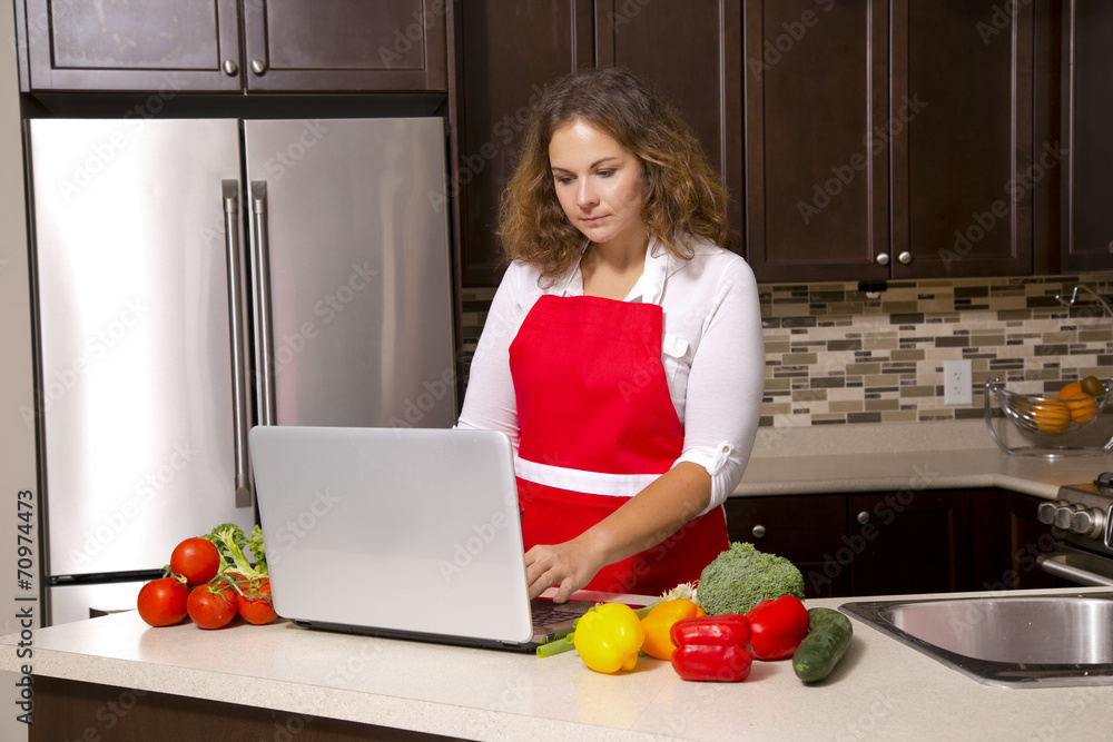 woman in the kitchen woman in the kitchen
