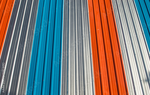 Texture of galvanized iron plate