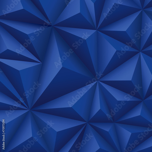 Blue vector geometric background.