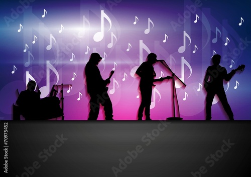 Music rock party abstract background