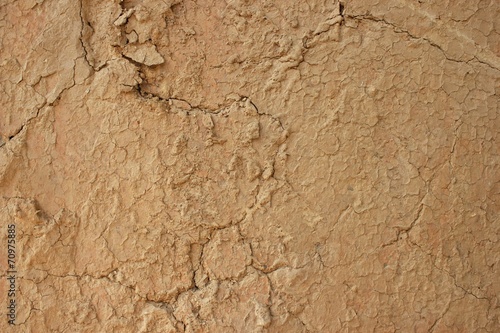 Cracked Mud Wall Texture Background